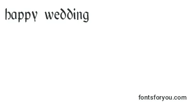 GaeliccondensedRegular font – happy Wedding Day Fonts